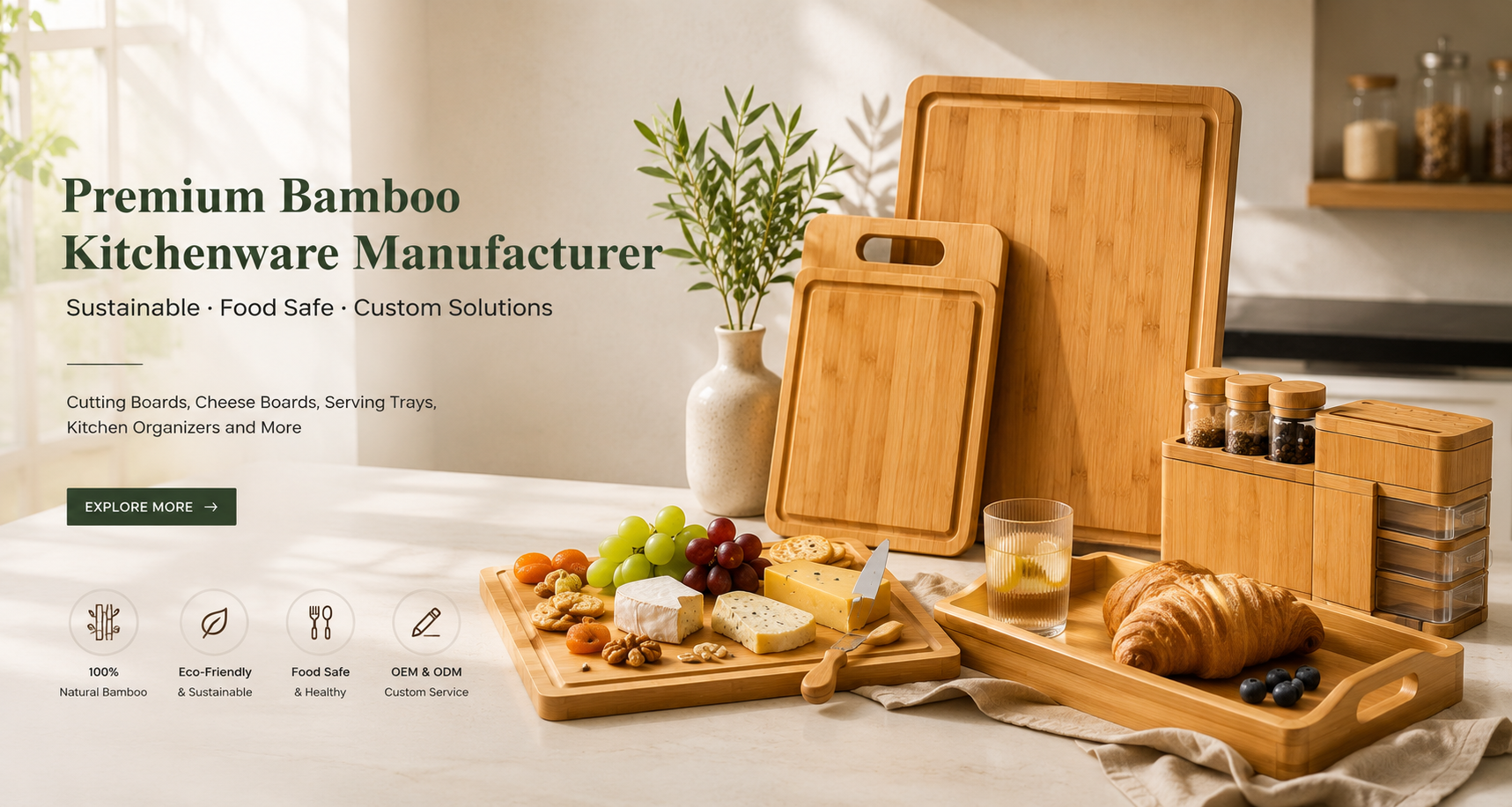 Bamboo & Wood Kitchenware Supplier
